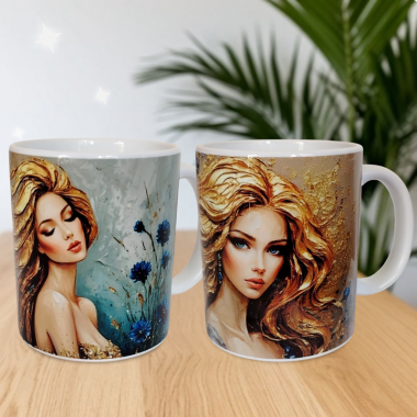 Набор кружек  "Золотые локоны" № 1, 330 мл - 2 шт.